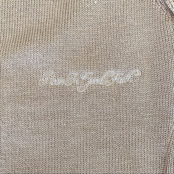 Rose In Good Faith Rugby Knit Sweater in Camel - Picture 5 of 11